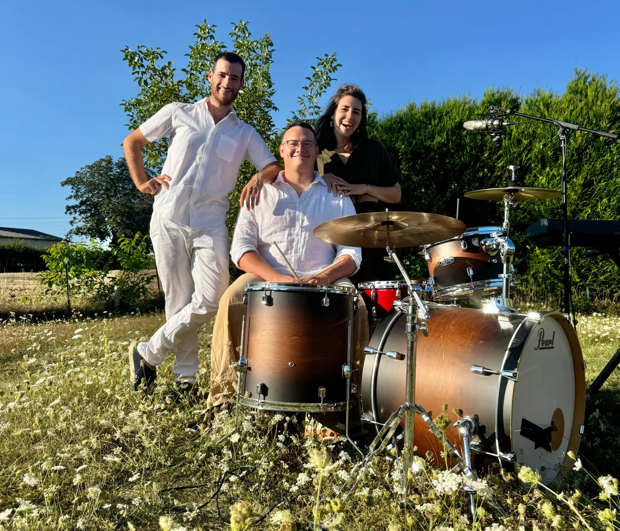 Trio avec batteur professionnel
